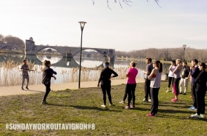 Sunday Workout Avignon 8 coach fitness battlerope cardio training crossfit cross training sport