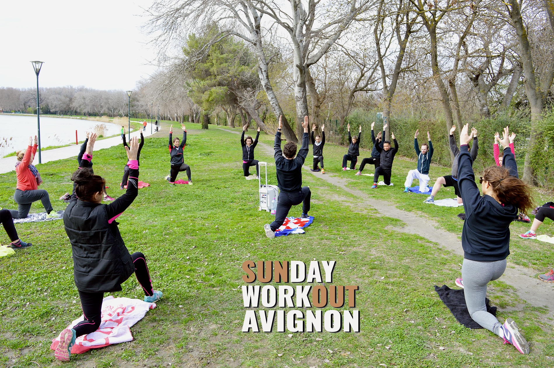 Sunday Workout Avignon 9 Coach circuit training fitness yoga pilates sport plein air evenement